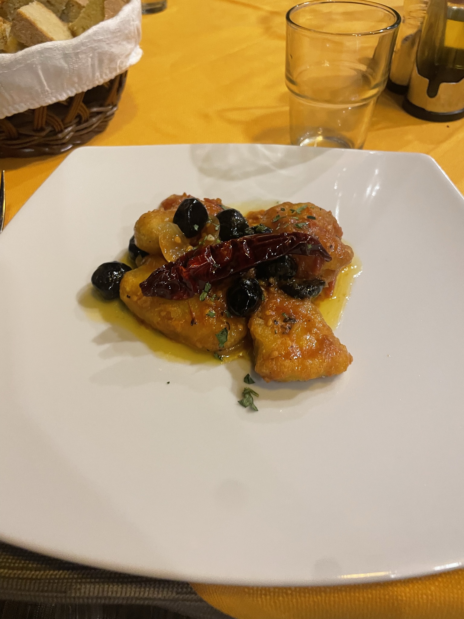 Calabrian table with local food