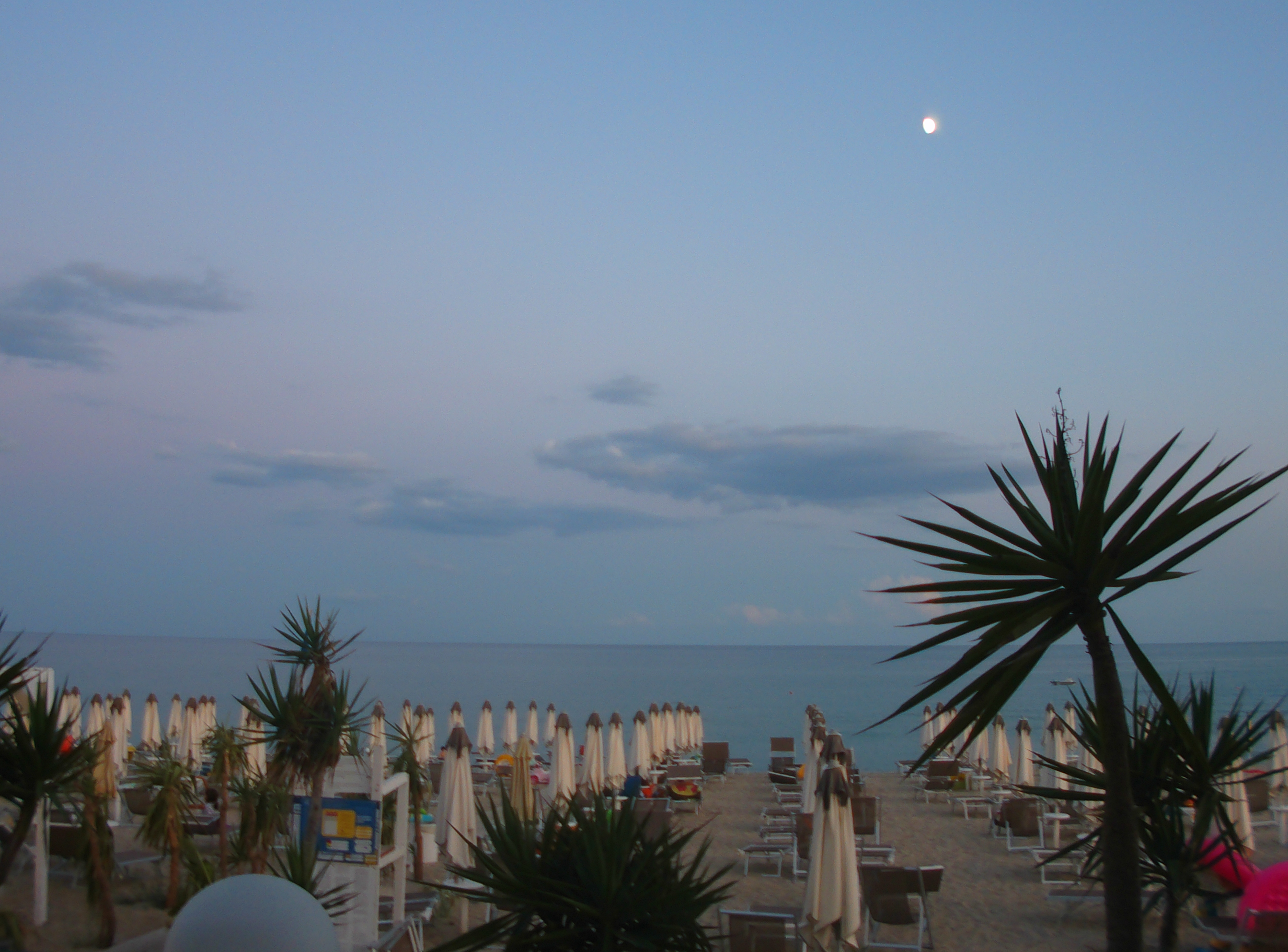 Calabria coastline and village