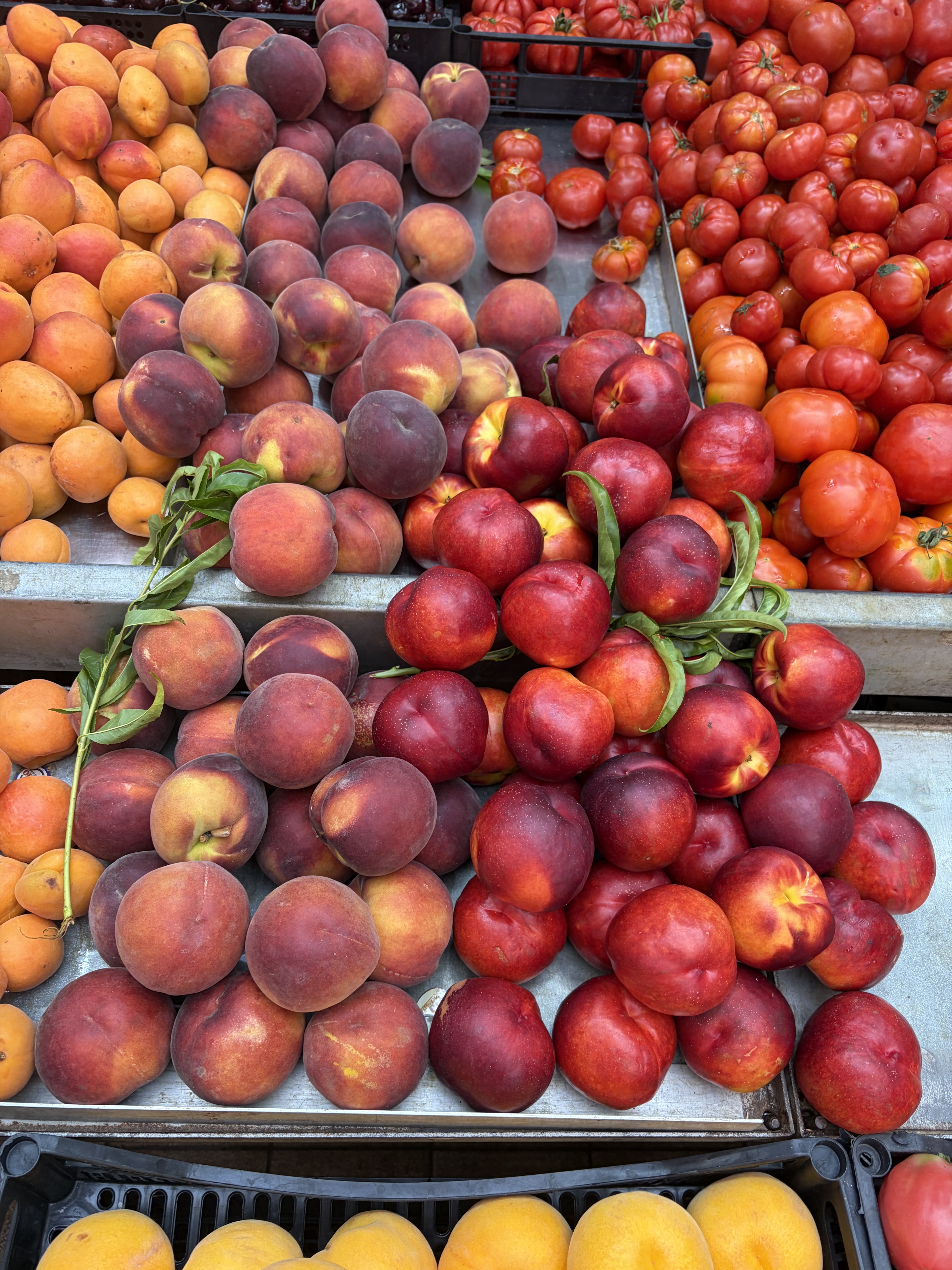 Fruit and vegetable stall at Mercato Trionfale, Rome